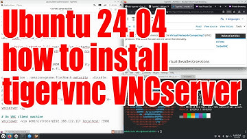 Ubuntu 24.04 how to install tigervnc VNC server tutorial - December 2024 - acd61d67