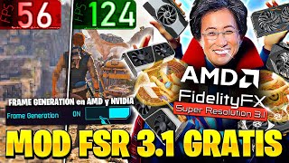 FREE MOD FSR 3.1 FRAME GENERATION DLSS ENABLER for ALL AMD and NVIDIA GPUs