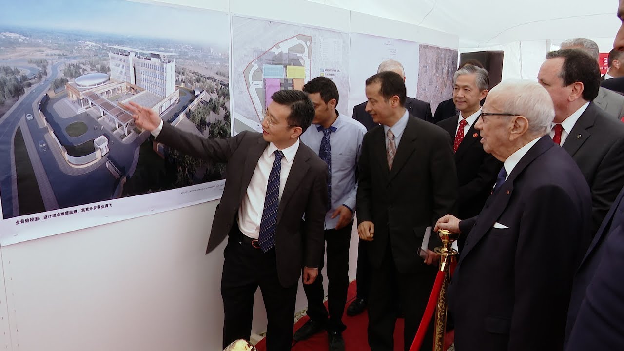 موكب وضع حجر الأساس للأكاديمية الديبلوماسية