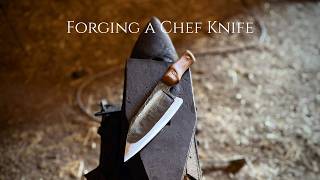Hand Forging An S Grind Chefs Knife