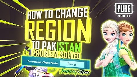 How to change Pakistan region in pubg change any region into Pakistan region code problem solve shee