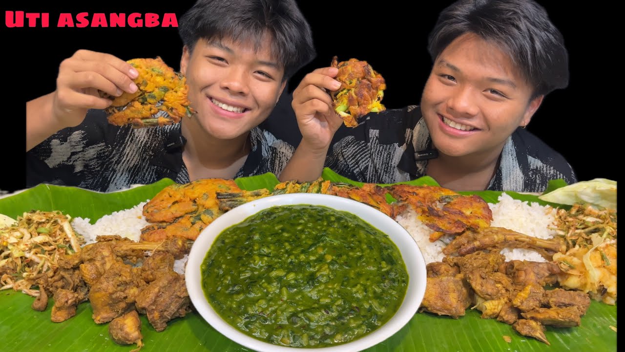 Uti Asangba Thongba ,Yen Ngouba , Singju ,Bora Mukbang 😋🔥