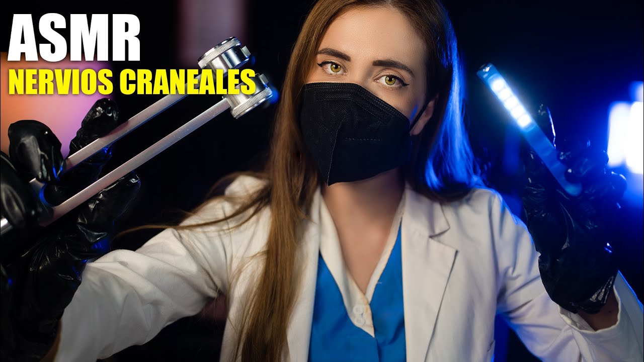 ASMR 4K NERVIOS CRANEALES Y PERIFÉRICOS | ASMR Español | Asmr with Sasha