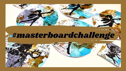#masterboardchallenge W/ @Di-verseCrafts | ATC Coins | Mixed Media Masterboard
