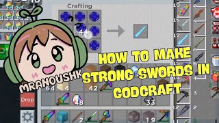 How to make strong swords in Godcraft | Roblox | Mr Anoushk Gaming