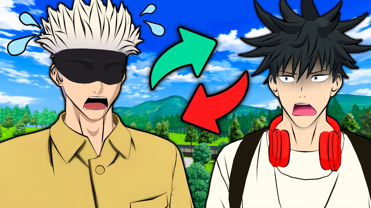 Megumi and Gojo BODY SWAP! (Jujutsu Kaisen VR)