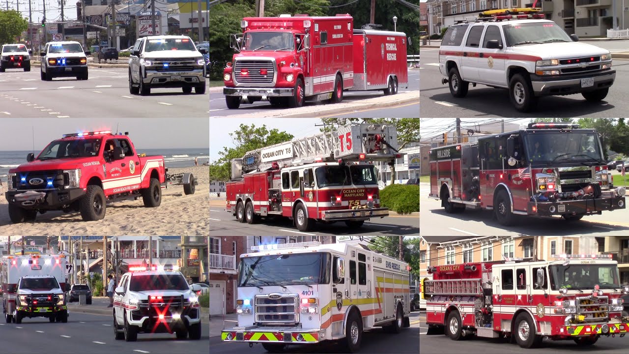 Police Cars Fire Trucks And Ambulances Responding Compilation Part 46 - June 2026