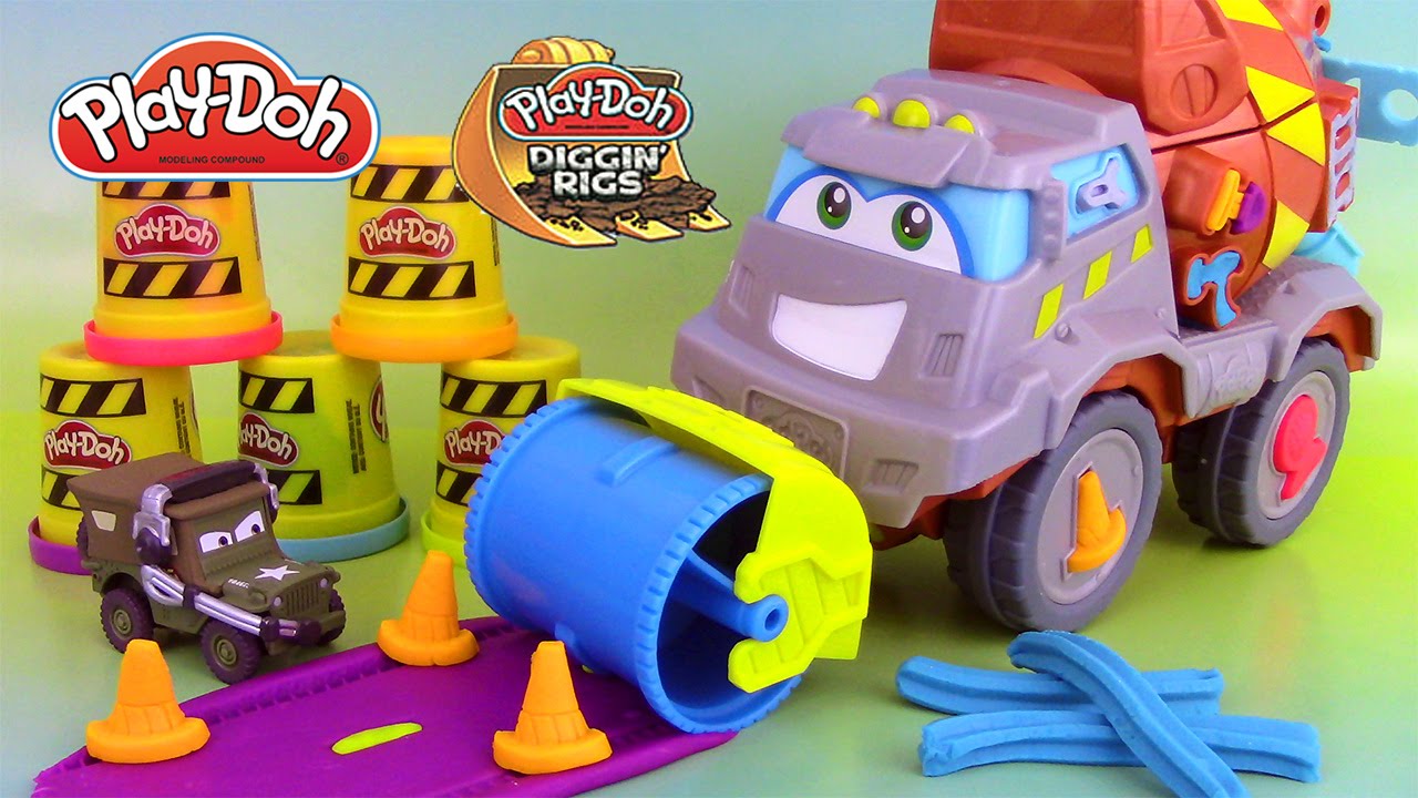 Pâte à modeler Super Camion Ciment Bétonnière Play Doh Max The Cement ...