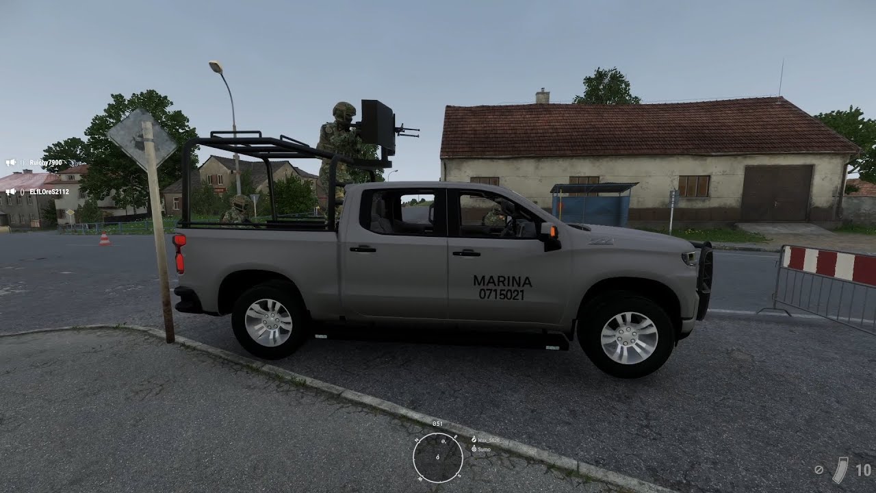 Operativo de la Marina de Mexico: retén, detenido y enfrentamiento en ARMA REFORGER!!