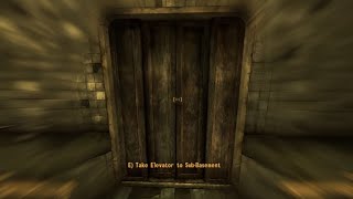 Benny's empty escape tunnel to Vault 21