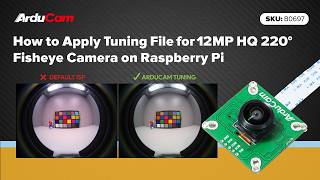 Fix B0697 12MP HQ 220° Fisheye Lens Shading with Specific Tuning File