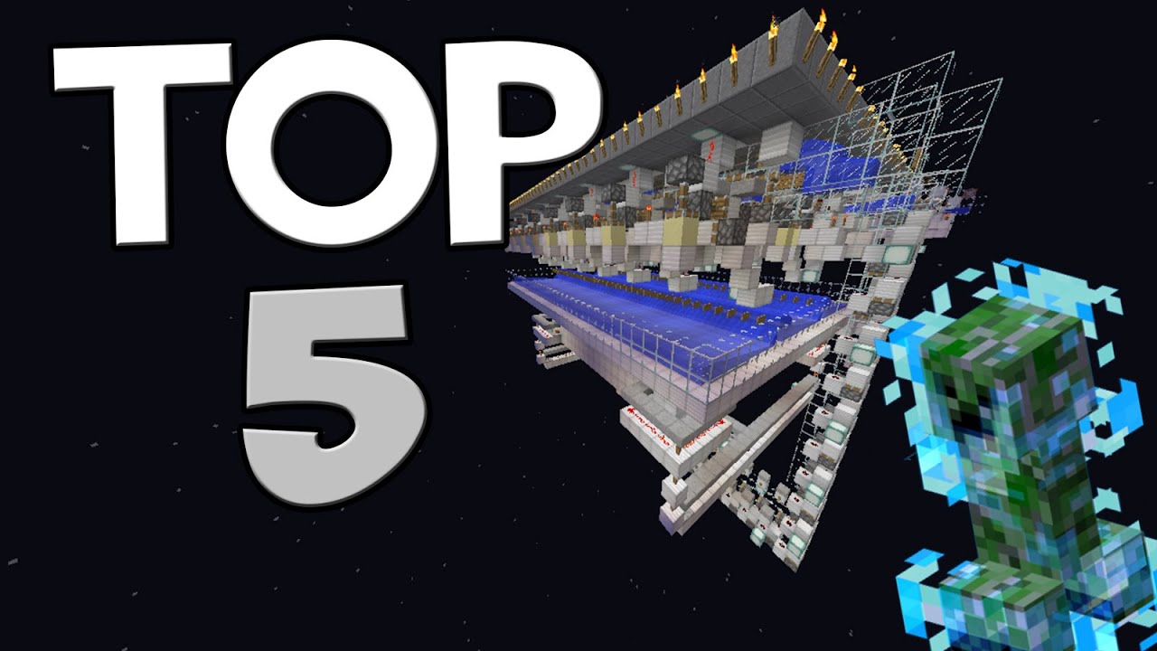 TOP 5 GRANJAS DE CREEPERS ELECTRICOS - YouTube