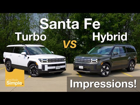 2025 Hyundai Santa Fe Hybrid vs Turbo: Impressions, One Clear Winner?