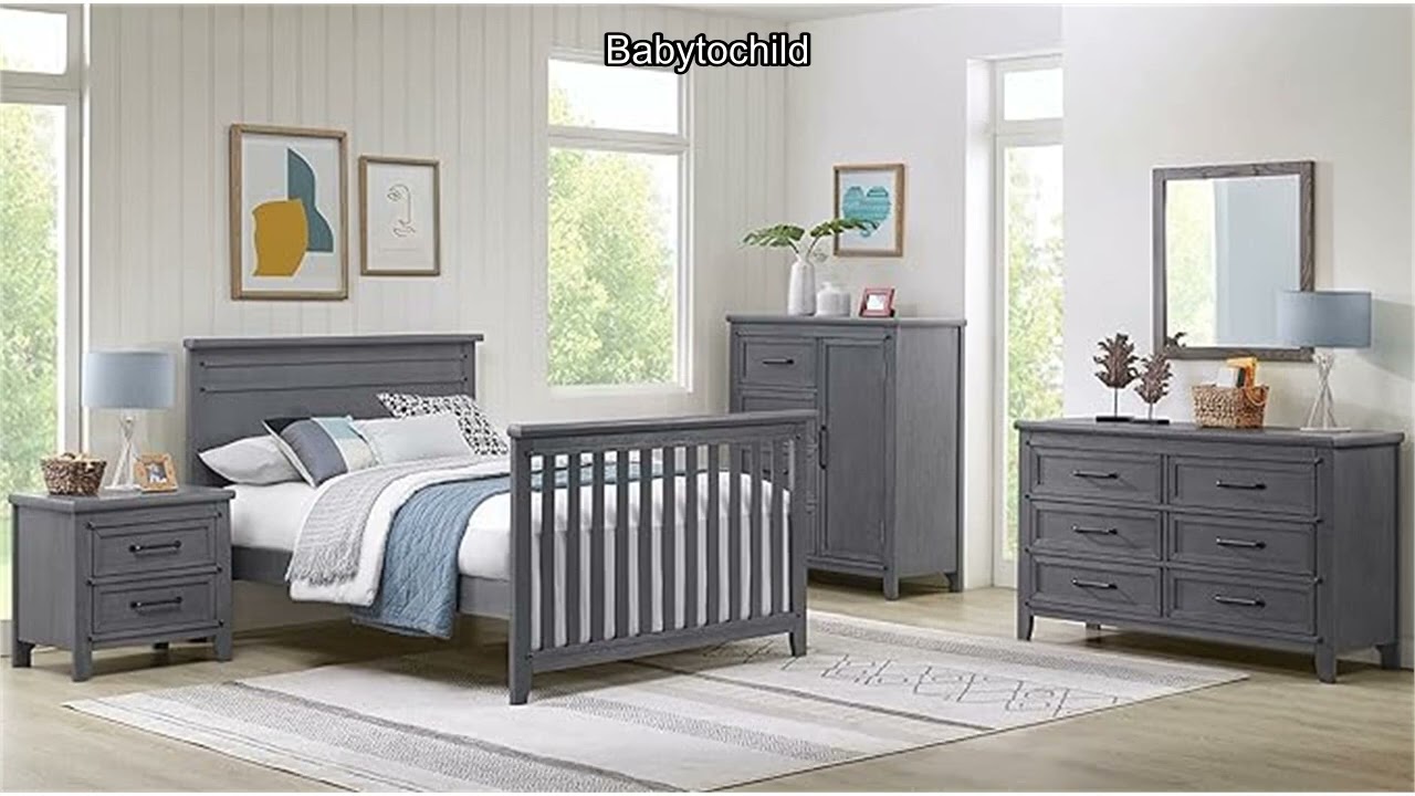 Обзор комплекта для переоборудования детской кроватки в кровать Soho Baby Ellison: безопасно, сти...