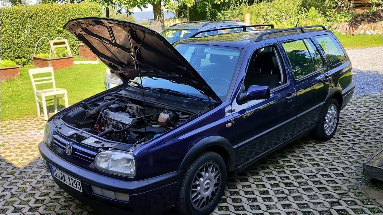 VW Golf III Variant 1H5 BJ. 1995 Wechsel Zahnriemen Keilriemen Wasserpumpe ausführliche Erklärung