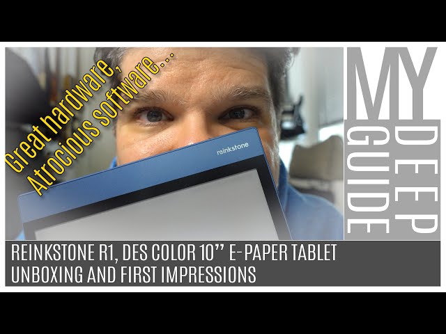 10.1インチのカラーデジタルノート「Reinkstone R1」もう目の疲れから  