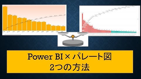 PowerBIを使ったパレート図の作り方　2つの方法