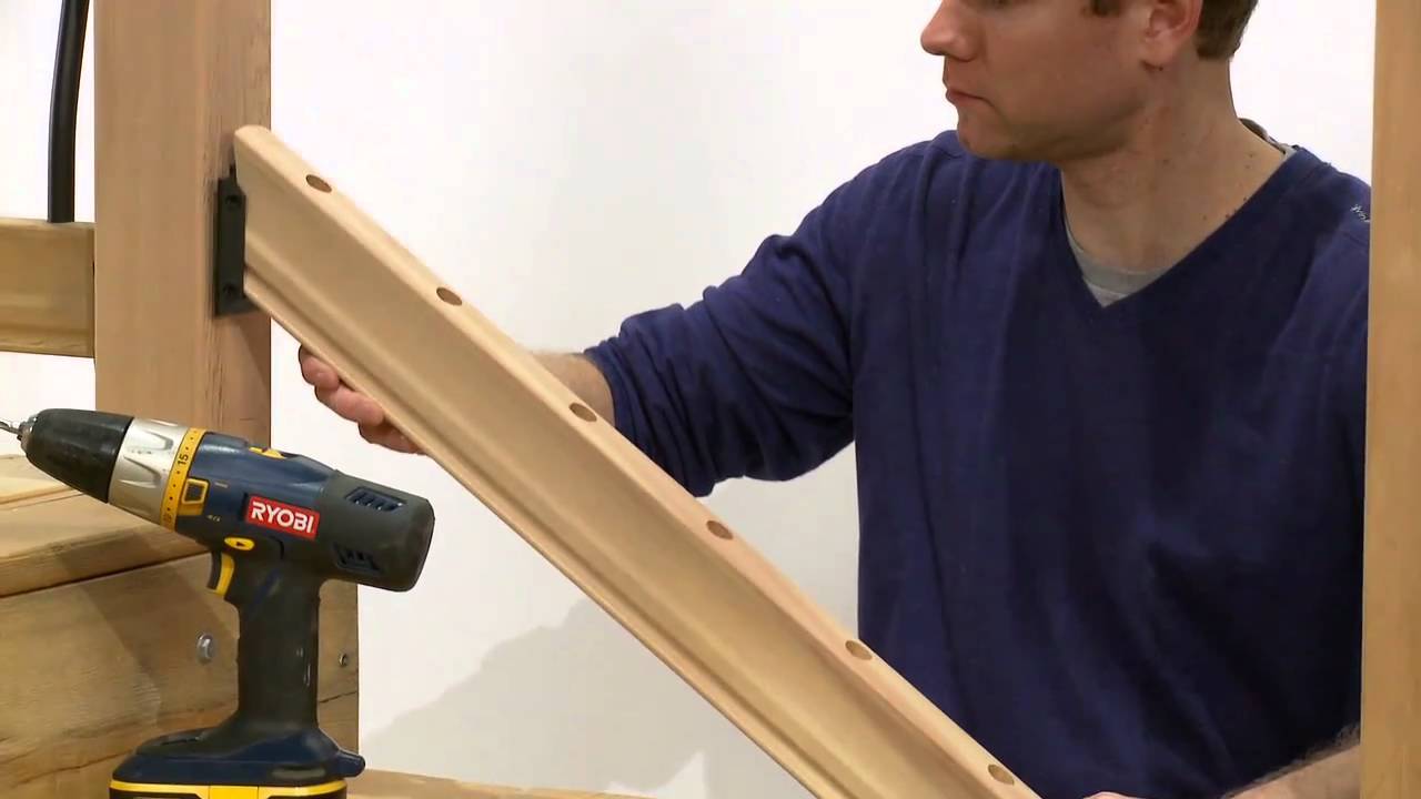 How to Install a Rail Simple Tuscany Stair Railing Kit ...