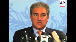 Pakistan's FM says Indian FM to visit in July for peace talks