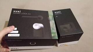 Nuki Smart Lock 2.0 with HomeKit Распаковка
