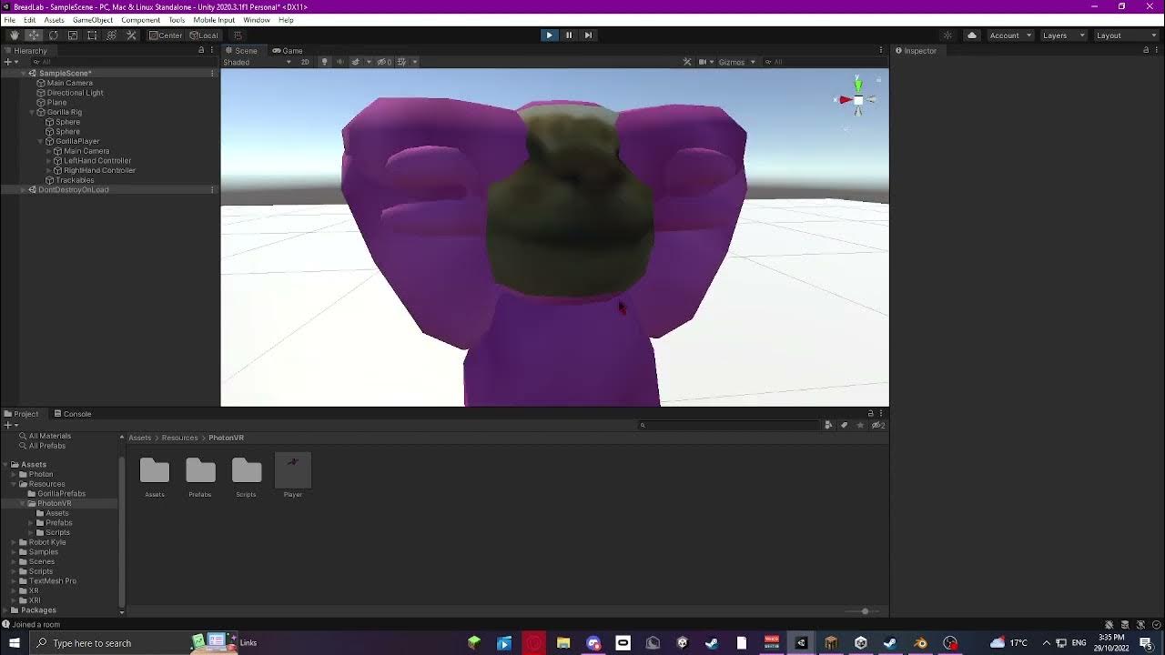 Unity Player Model Test - YouTube