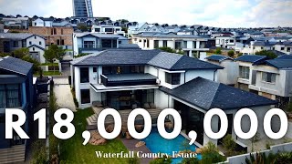 Inside the LARGEST ESTATE in Waterfall | R18,000,000 Modern Family Home in Waterfall Country Estate