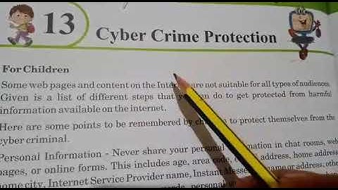 Computer,Chapter - 13,Cyber Crime Protection (part -1)