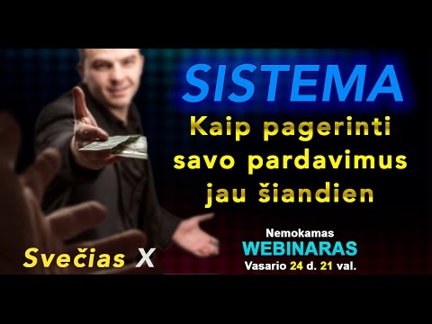 Video: Kaip Pagerinti Pardavimus