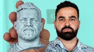 Making my friend out of RESIN! | CHEAP 3D Scanner Review!