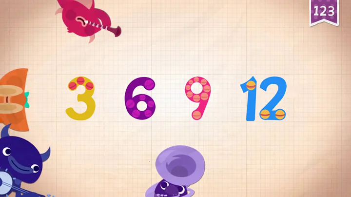 Learn Number Twelve 12 in English & Counting, Math by Endless Alphabet   Kids Educational Video