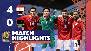 AFCON Futsal 2024 | Egypt 4-0 Libya | Matchday 1