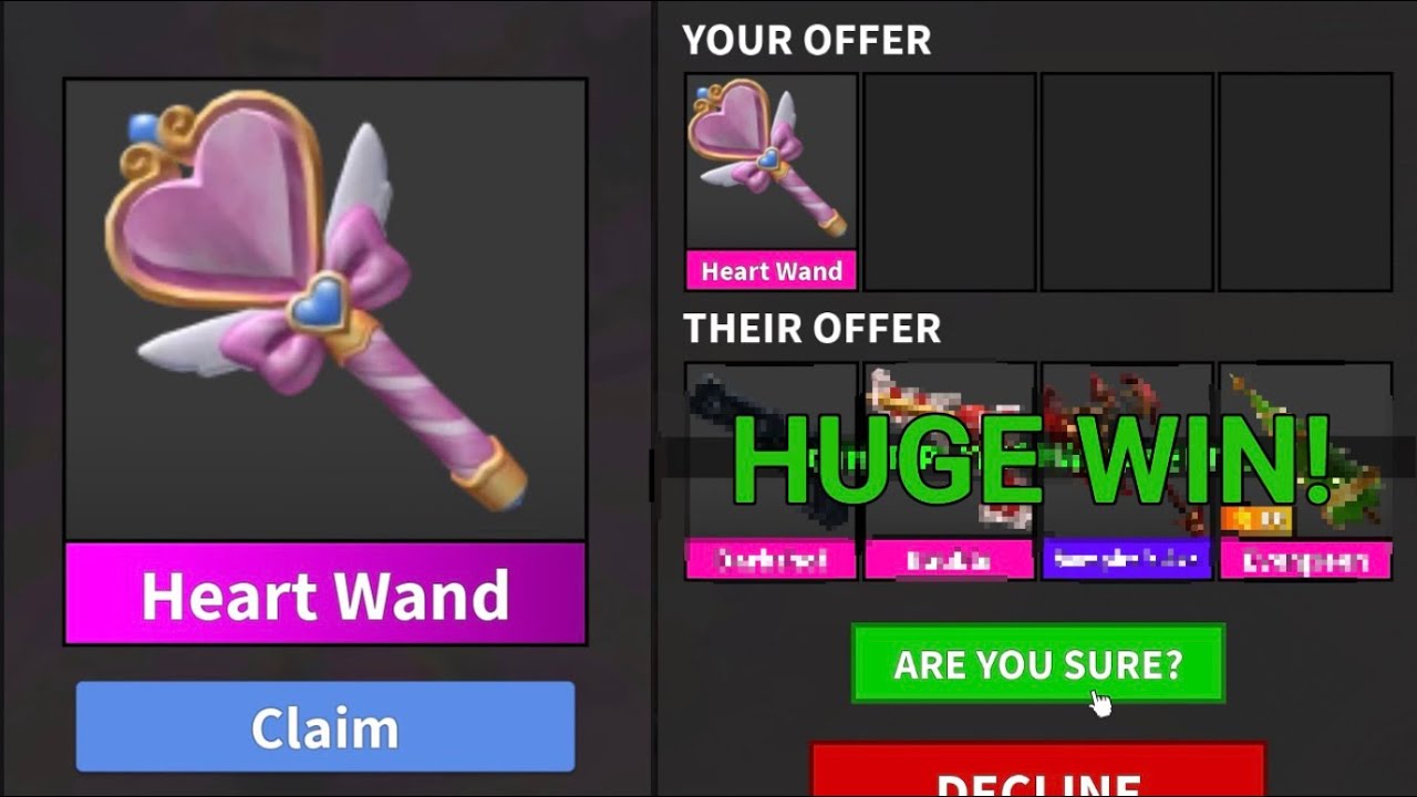 Сколько люди предлагают за новую волшебную палочку в форме сердца!?