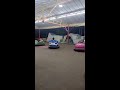 happy playing at mini carnival // bump car fun play with friends