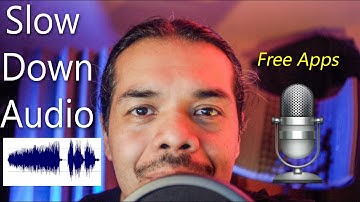 How to slow down Audio Recording with Music Speed Changer and Audiopo free Apps
