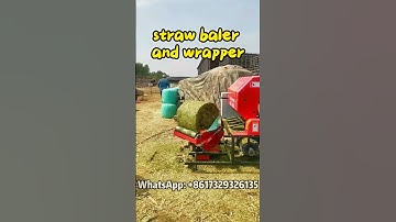 How to Operate a Silage Baler for High-Quality Silage #silage #straw #fodder #baler #baling