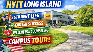 NYIT Long Island Campus Tour | Student Life, Career Success & Wellness (Old Westbury) Part 2