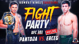 UFC 301 Pantoja vs Erceg LIVE Stream | Aldo vs Martinez | Fight Party | Reactions