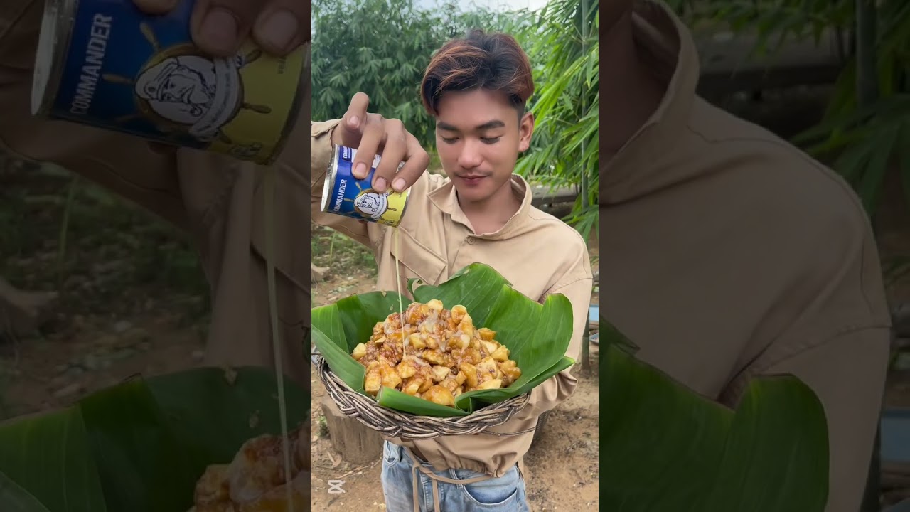 ឆឹងដំឡូងជ្រៅហូប😱😍