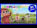 Compilation 20 minutes de comptines pour enfants  les amis de boubi