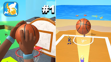 Dribble Hoops - New Release - Hyper Hybrid Casual - Gameplay Walkthrough (iOS & Android)