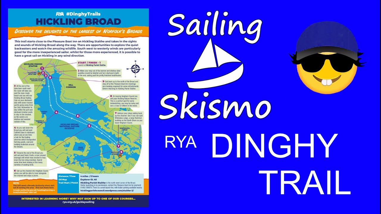 RYA Dinghy Trail Hickling Broad - YouTube