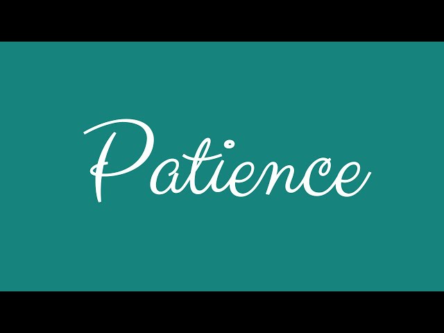 R3SH - Letra de Patience