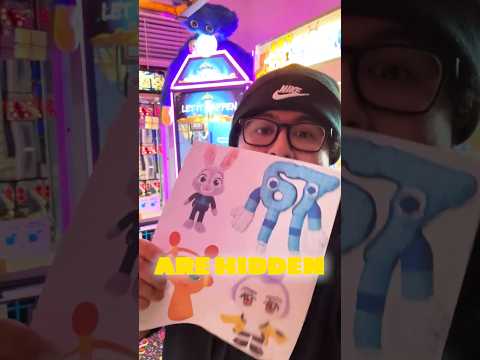Find The Hidden Plushies Inside The Arcade Ep 12 #shorts #sprunki #kpopdemonhunters #zootopia