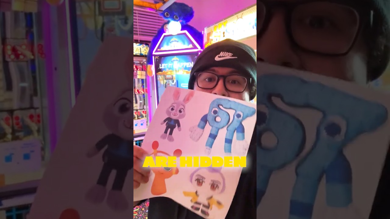 Найдите спрятанные плюшевые игрушки внутри игрового зала. Эпизод 12.