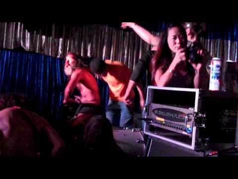 Monotonix Live at Spaceland 2010, with Fred on kic...