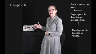 Calculating force on a moving charged particle in a magnetic field