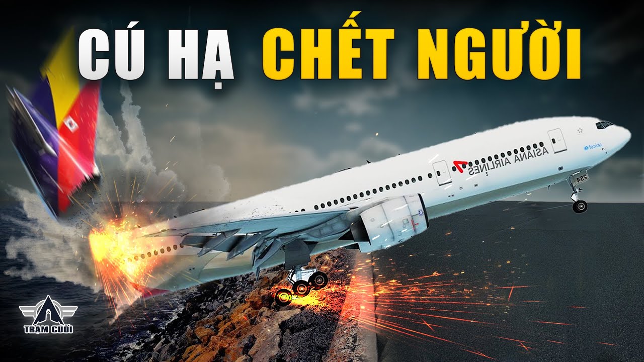 Phi Công Chưa Tốt Nghiệp Cầm Lái! Boeing 777 Lao Vào Bờ Đê Gẫy Làm Đôi| Asiana 214