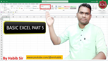 Part 5 Basic excel in hindi for beginners