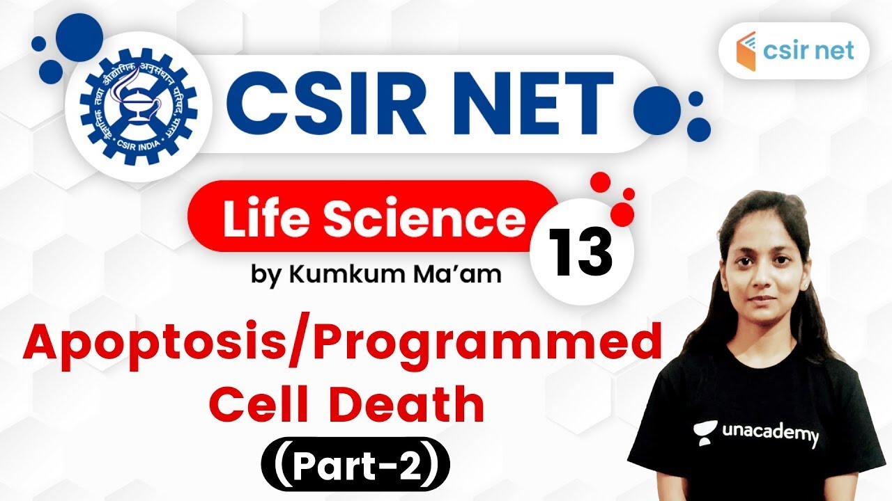 4:00 PM - CSIR UGC NET 2020 | Life Science by Kumkum Ma'am | Apoptosis/Programmed Cell Death