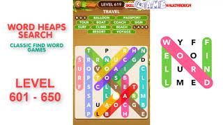 Word Heaps Search Level 601 - 650 Walkthrough | SkillGameWalkthrough screenshot 5
